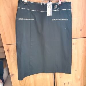 Vero Moda NWT Black Cotton Tora Skirt Size 4